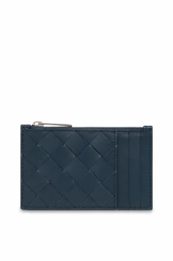 Bottega Veneta NAVY BLUE Leather card case