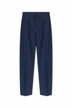 Bottega Veneta NAVY BLUE Pleated trousers