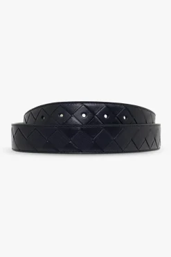 Bottega Veneta NAVY BLUE Leather belt