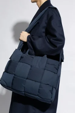 Bottega Veneta NAVY BLUE ‘Arco Large’ shopper bag