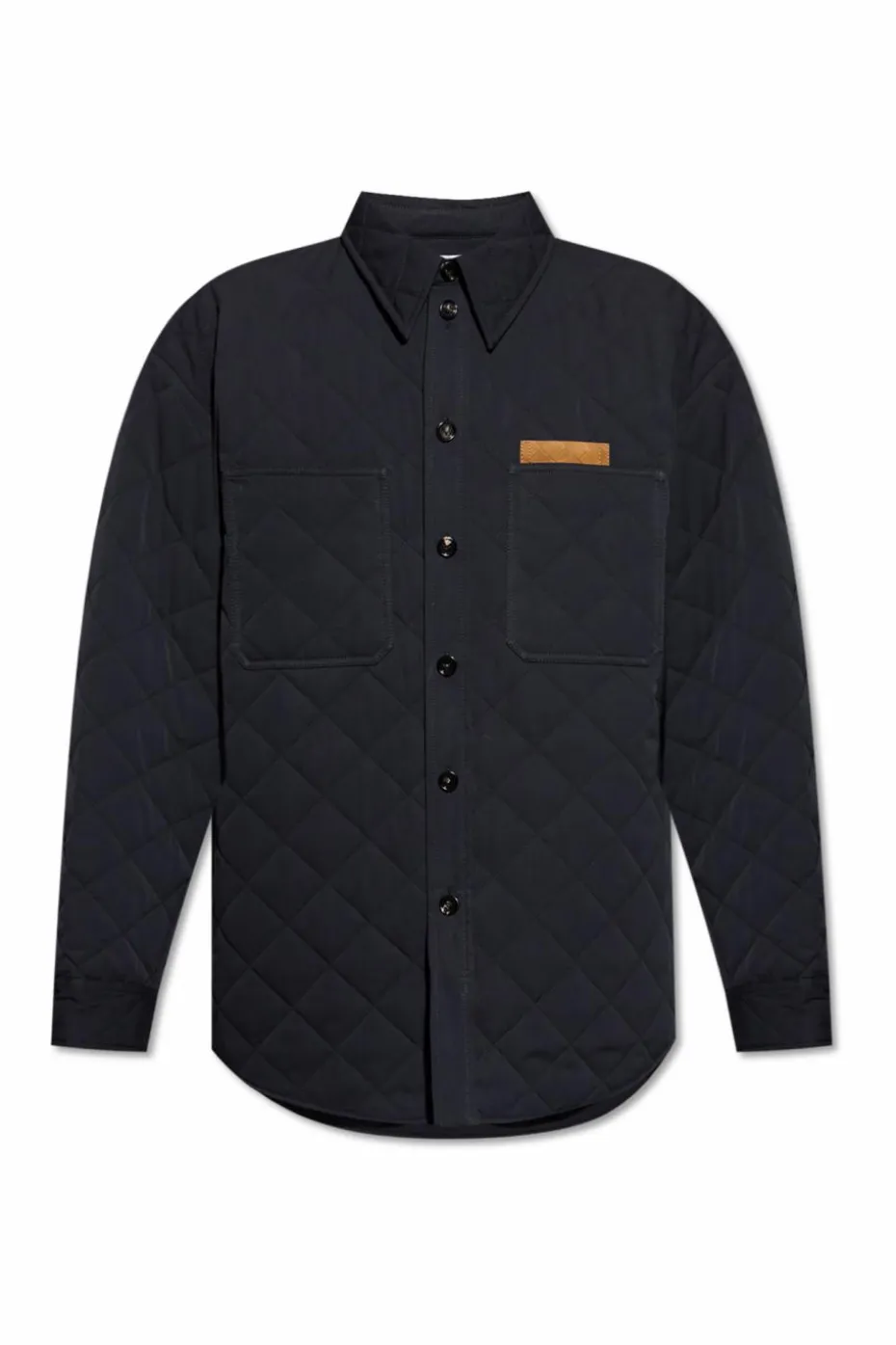Bottega Veneta NAVY BLUE Quilted jacket with pockets