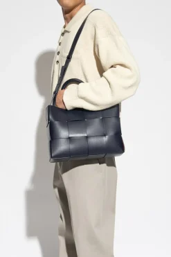 Bottega Veneta NAVY BLUE ‘Arco Mini’ shopper bag