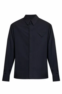 Bottega Veneta NAVY BLUE Wool shirt