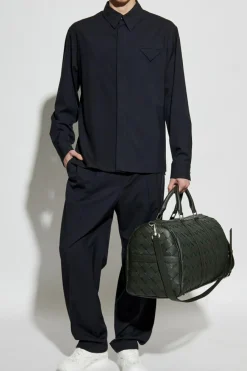 Bottega Veneta NAVY BLUE Wool shirt