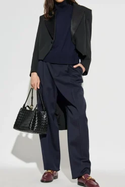 Bottega Veneta NAVY BLUE Wool sweater