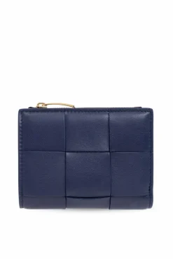 Bottega Veneta NAVY BLUE Leather Wallet