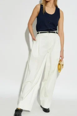 Bottega Veneta NAVY BLUE Top with fastening