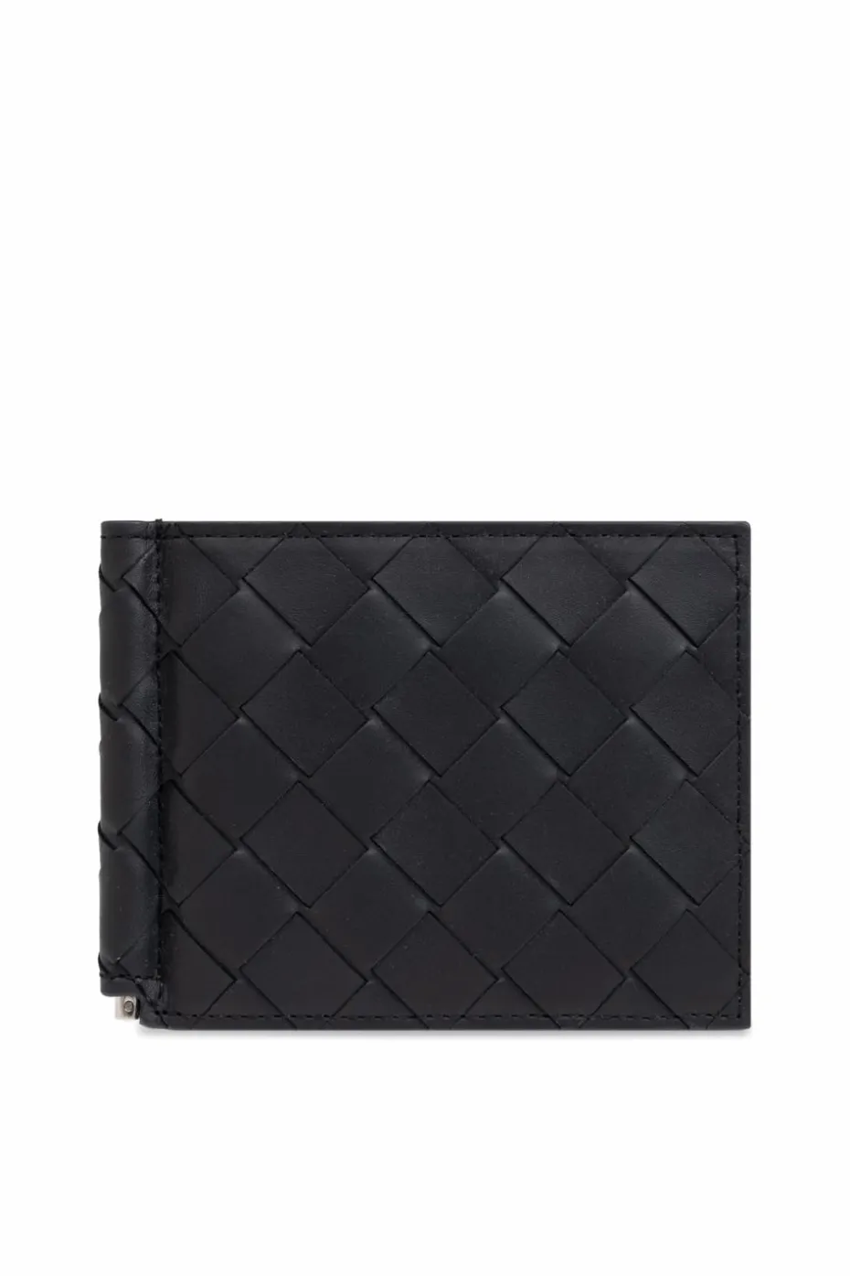 Bottega Veneta NAVY BLUE Leather Foldable Wallet