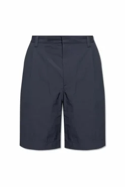Bottega Veneta NAVY BLUE Pleated shorts