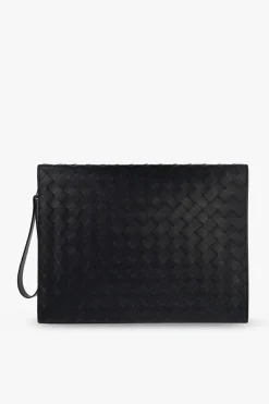 Bottega Veneta NAVY BLUE ‘Classic Intrecciato Medium’ document case