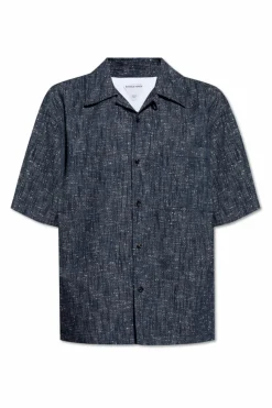 Bottega Veneta NAVY BLUE Short-sleeve shirt