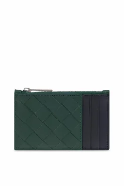 Bottega Veneta NAVY BLUE Leather card holder