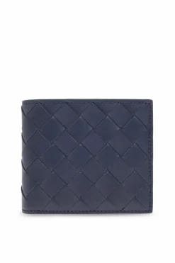Bottega Veneta NAVY BLUE Leather wallet