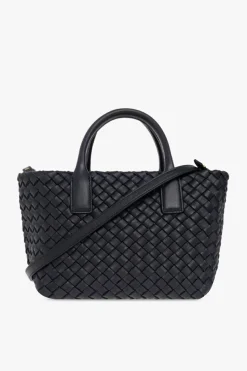 Bottega Veneta NAVY BLUE āCabat Miniā shopper bag