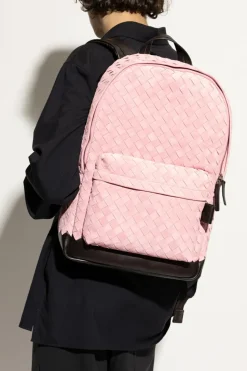 Bottega Veneta PINK Suede backpack