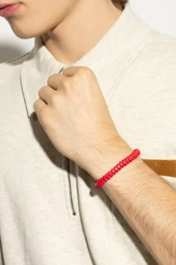 Bottega Veneta RED Leather bracelet