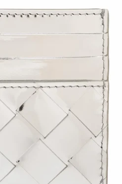 Bottega Veneta SILVER Leather card case