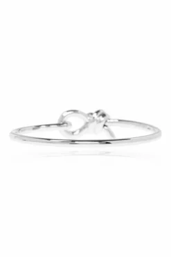 Bottega Veneta SILVER Silver bracelet with signature knot