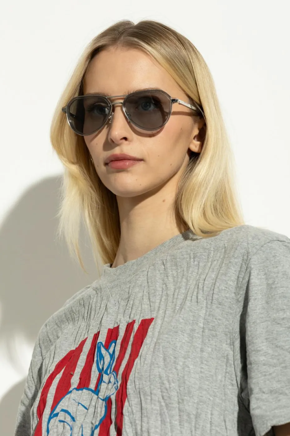 Bottega Veneta SILVER Sunglasses