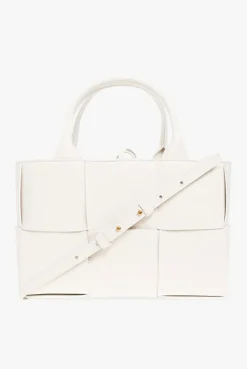 Bottega Veneta WHITE āArco Miniā shopper bag