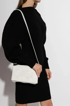 Bottega Veneta WHITE ‘Cassette’ shoulder bag