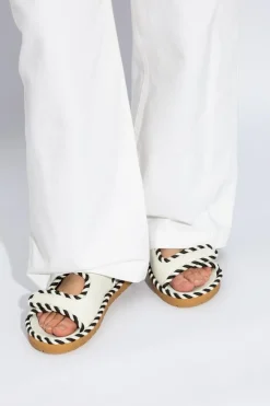 Bottega Veneta WHITE ‘Jack’ Sandals