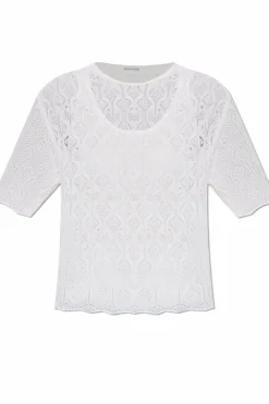 Bottega Veneta WHITE Lace top