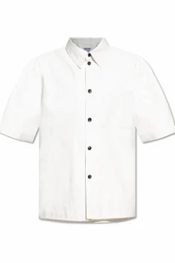Bottega Veneta WHITE Leather shirt