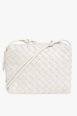 Bottega Veneta WHITE ‘Loop Small’ shoulder bag
