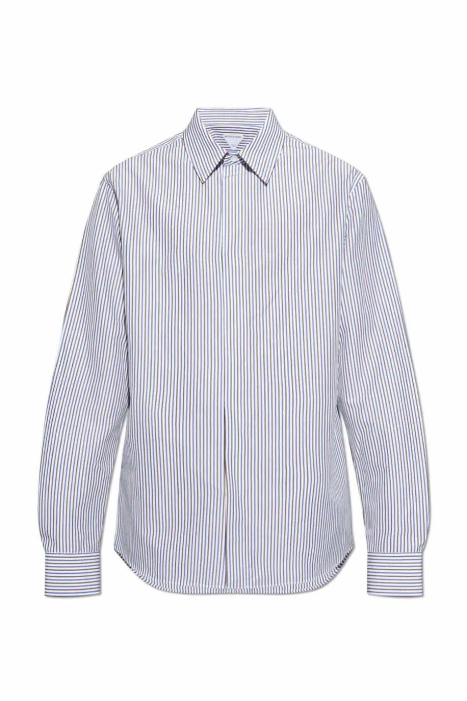 Bottega Veneta WHITE Shirt with striped pattern