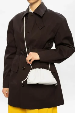 Bottega Veneta WHITE ‘The Mini Pouch’ shoulder bag