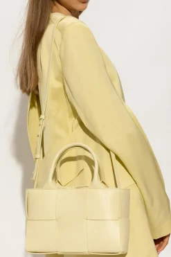 Bottega Veneta YELLOW ‘Arco Mini’ shopper bag