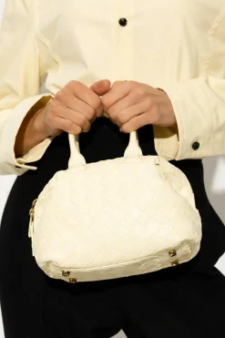Bottega Veneta YELLOW ‘Bauletto Mini’ shoulder bag