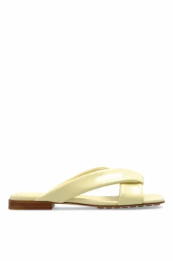 Bottega Veneta YELLOW Leather slides