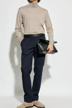 Brioni beige Cashmere turtleneck