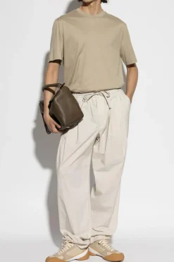Brioni beige Crew neck T-shirt