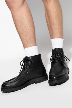 Brioni BLACK Leather ankle boots