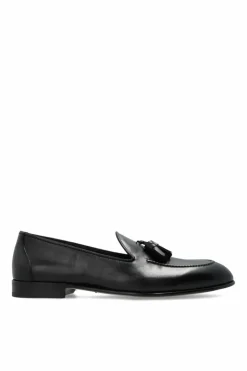 Brioni BLACK Leather 'loafers'