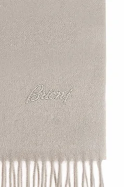 Brioni GREY Cashmere scarf