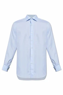 Brioni light blue Cotton shirt