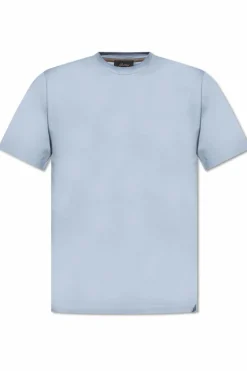 Brioni light blue Cotton t-shirt