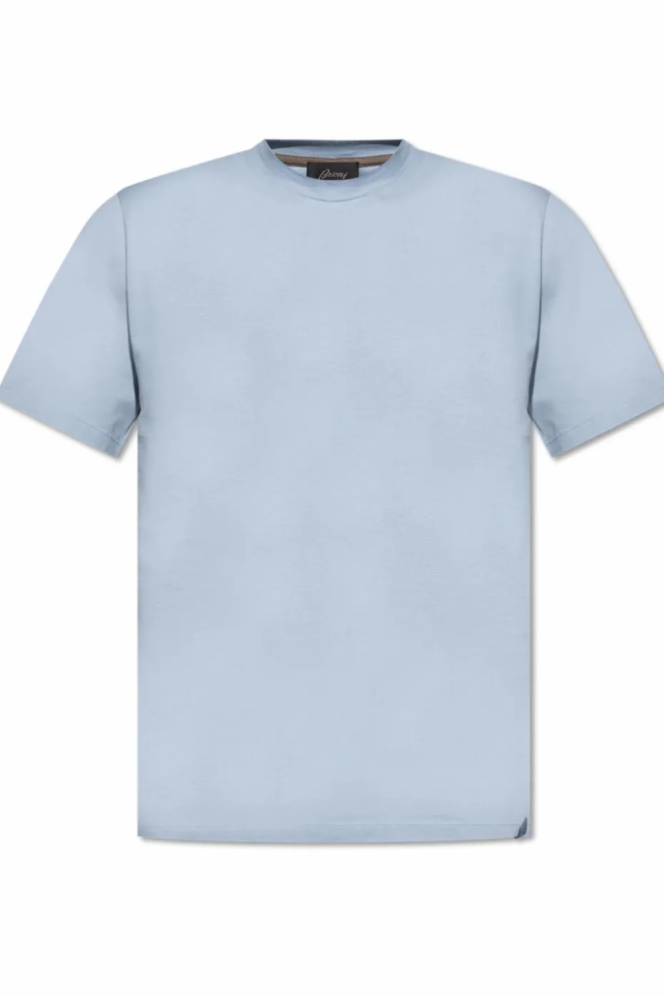 Brioni light blue Cotton t-shirt