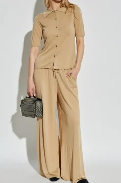 By Malene Birger beige "Piscata" trousers