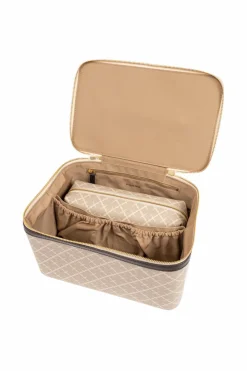 By Malene Birger beige Set of two cosmetic bags `Bae`