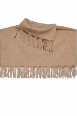 By Malene Birger beige Short poncho 'Turtla'