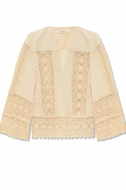 By Malene Birger beige Top Donna