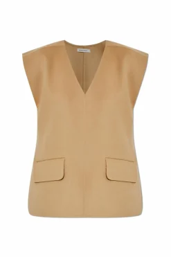 By Malene Birger beige Vest "Cilia"