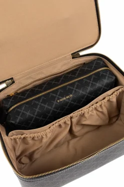 By Malene Birger BLACK Set of two cosmetic bags `Bae`