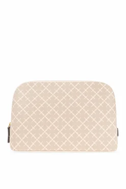 By Malene Birger cream Bea Medium cosmetic bag