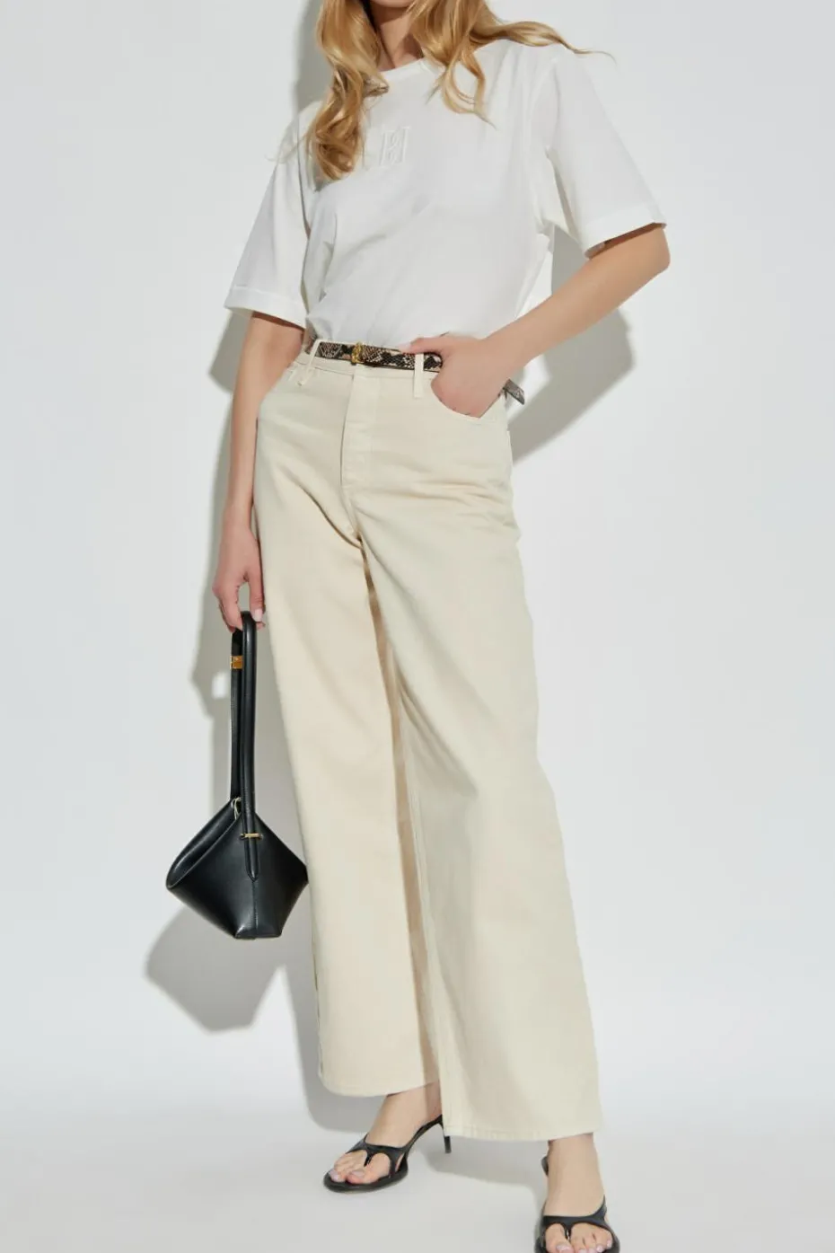 By Malene Birger WHITE T-shirt 'Fayeh'